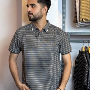 Stripe Polo T-Shirt